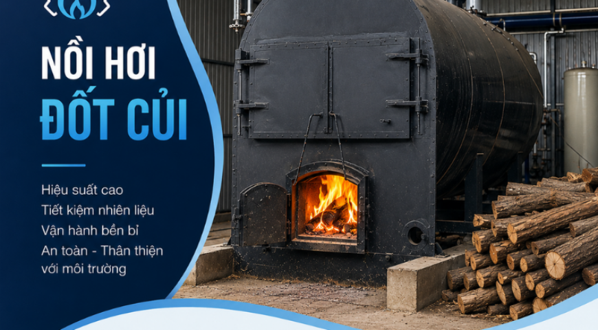 9 Điều Cần Biết Khi Chọn Nồi Hơi Đốt Củi, Tre, Trấu
