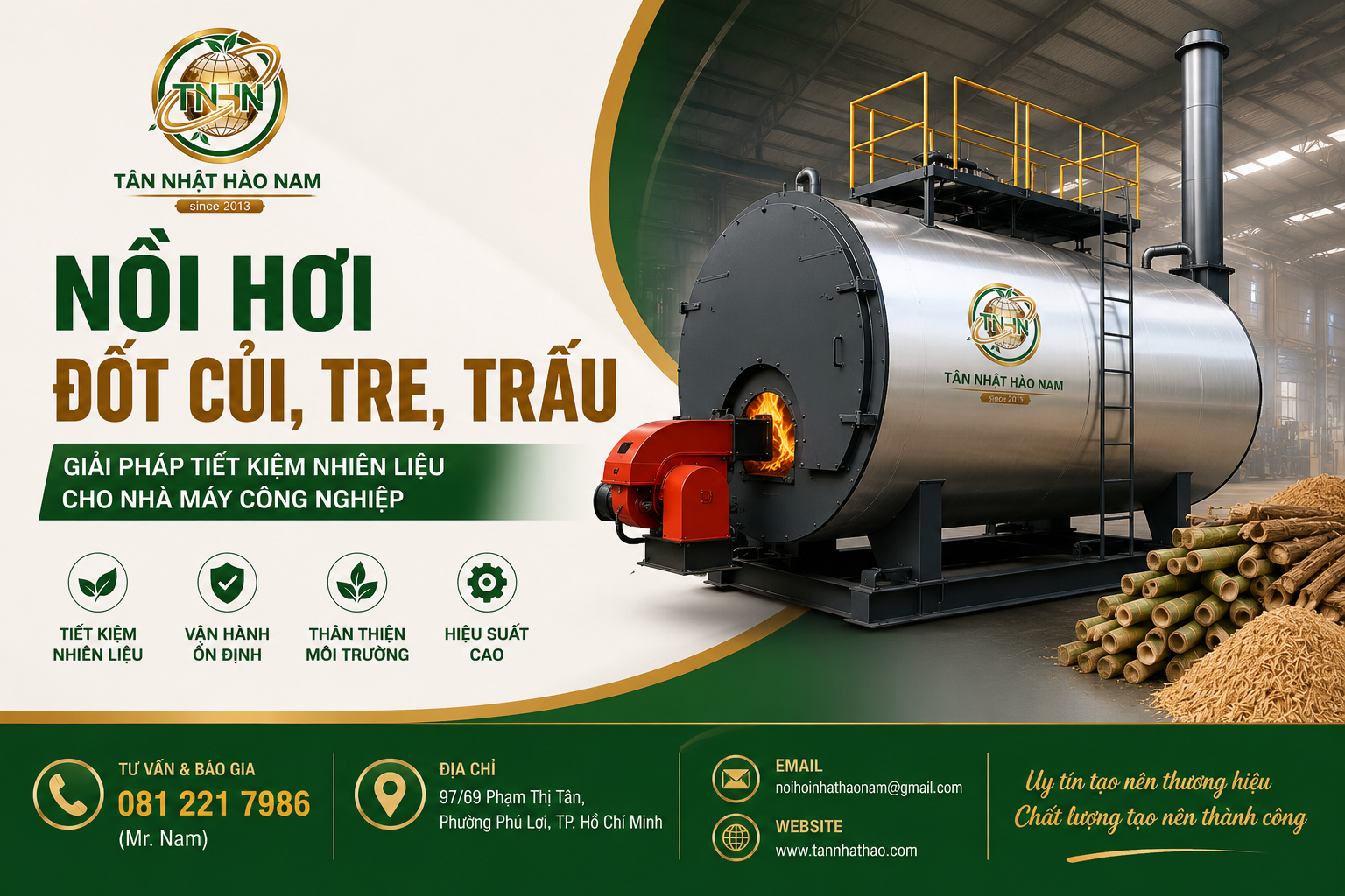 7 Lý Do Nên Sử Dụng Nồi Hơi Đốt Củi, Tre, Trấu Cho Nhà Máy Công Nghiệp