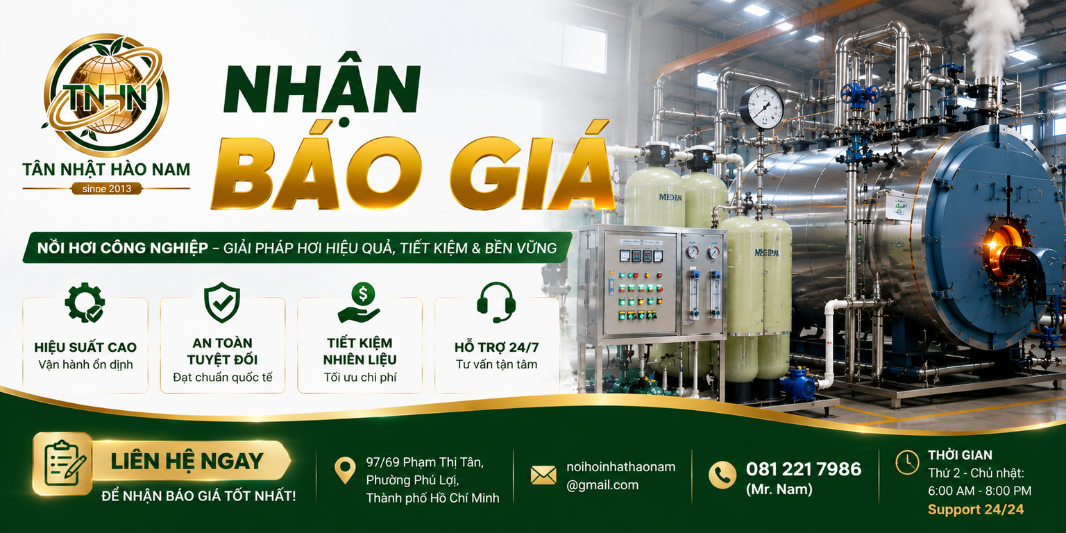 Nồi Hơi 1.5 Tấn