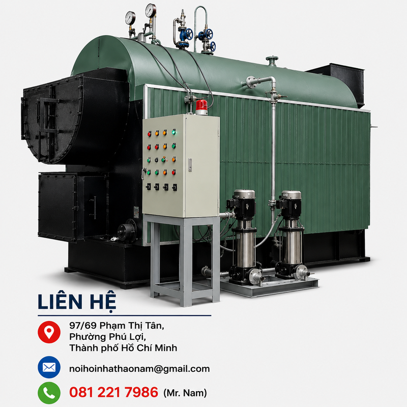 Nồi Hơi Công Nghiệp 2026: Xu Hướng Tiết Kiệm Năng Lượng Và Tự Động Hóa Nhà Máy